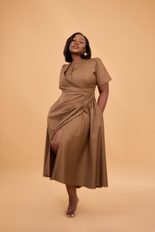 Adorkor wrap dress